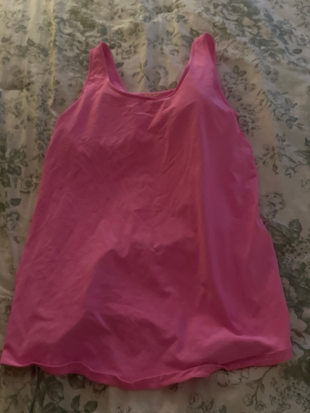 Lilly Pulitzer Bright Pink Scoop Neck Tank